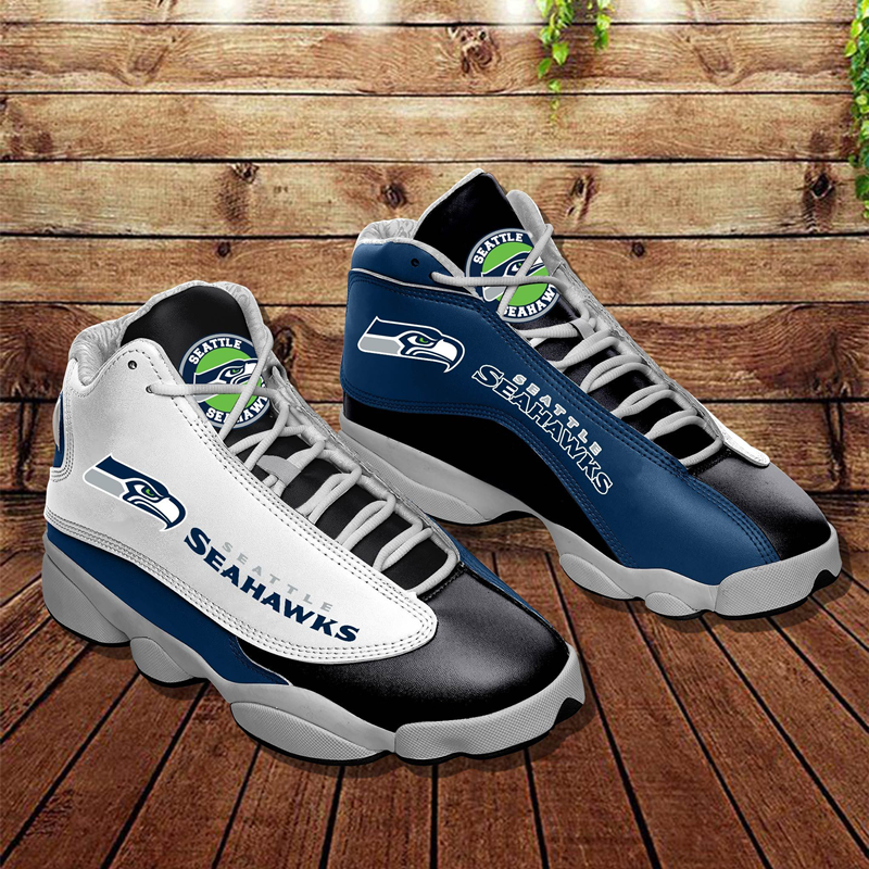 Men's Seattle Seahawks Limited Edition JD13 Sneakers 004 Men's Seattle Seahawks Limited Edition JD13 Sneakers 004